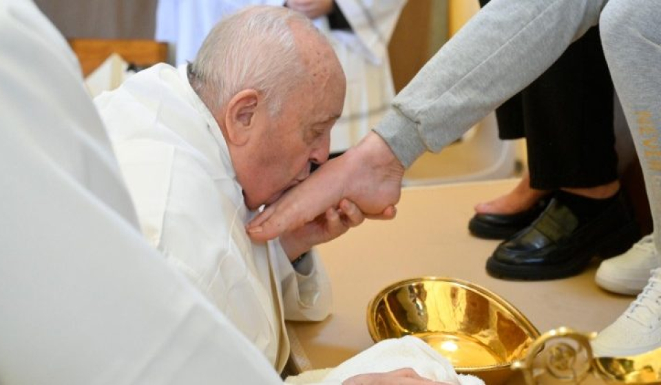 Jueves Santo: El Papa exhorta a no cansarse de pedir perdón