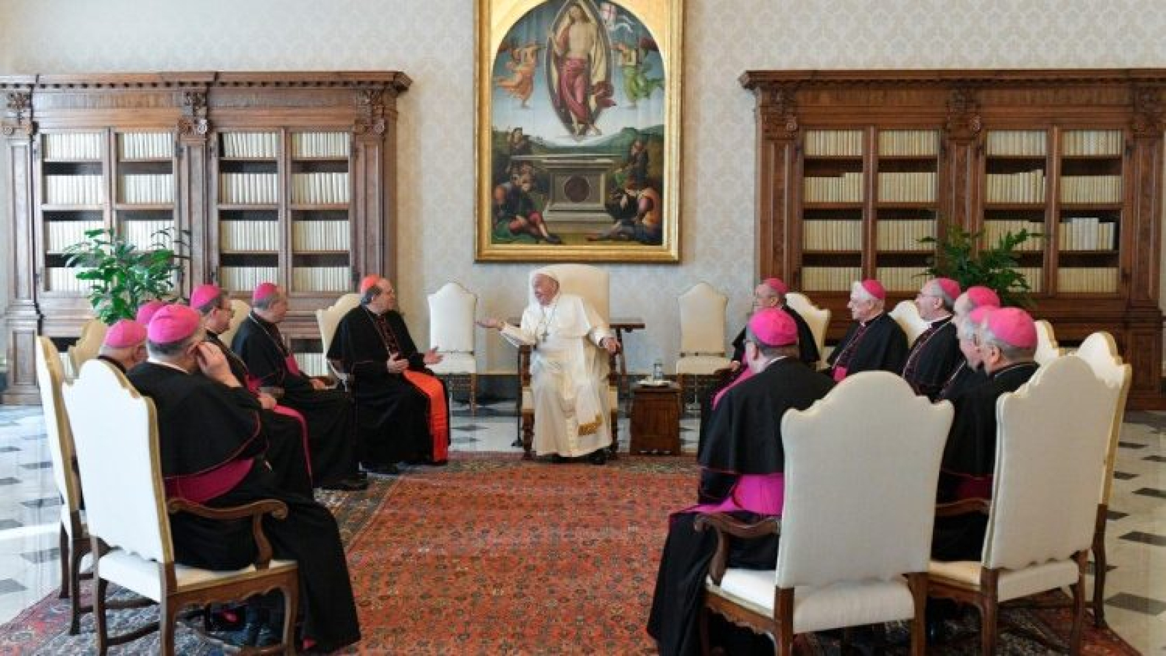 Francisco se reúne con obispos de Abruzos y Molise