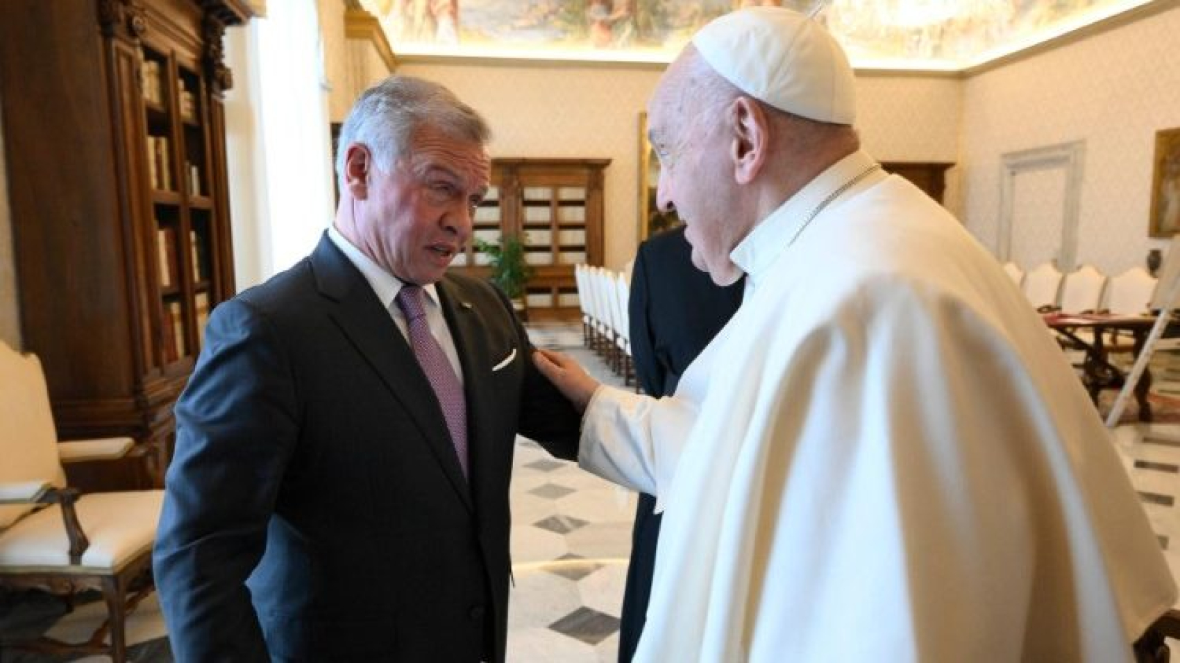 El Rey de Jordania en audiencia con el Papa Francisco