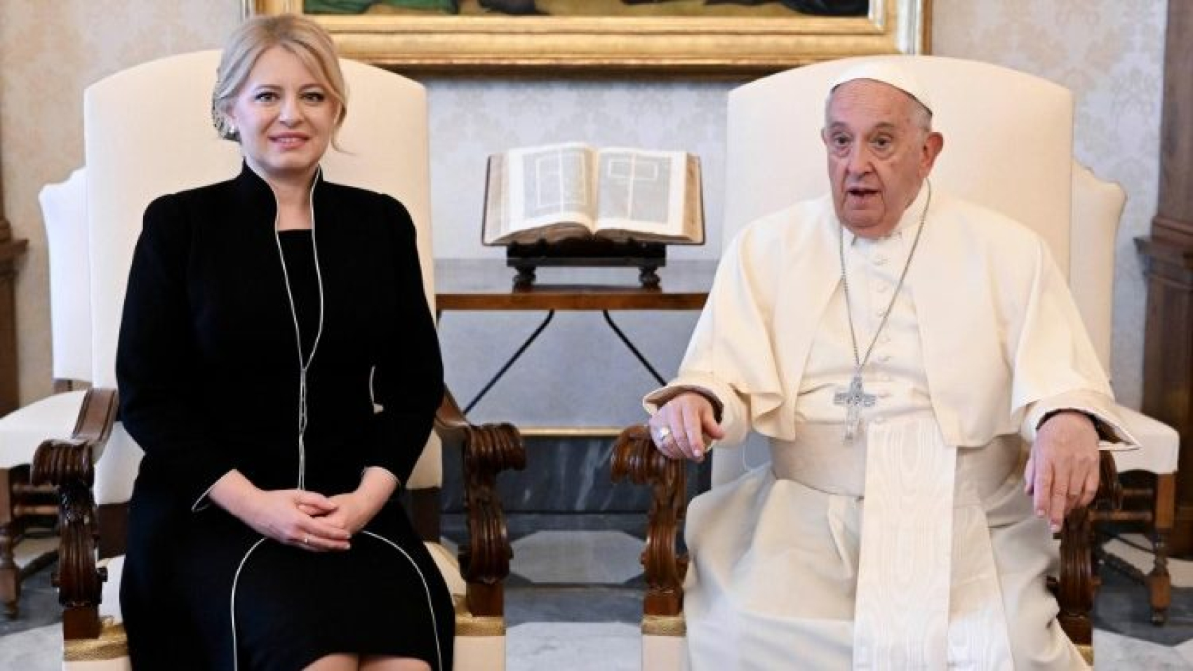 En audiencia con el Papa la Presidenta de la República Eslovaca
