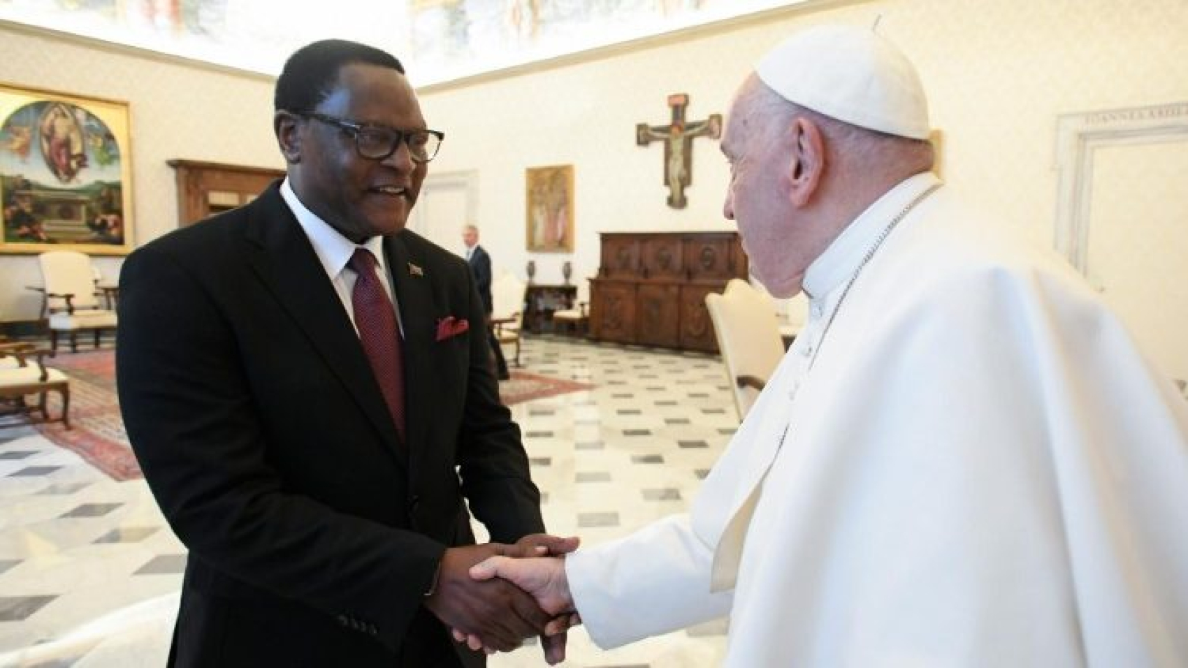 Audiencia del Papa con el presidente de Malawi