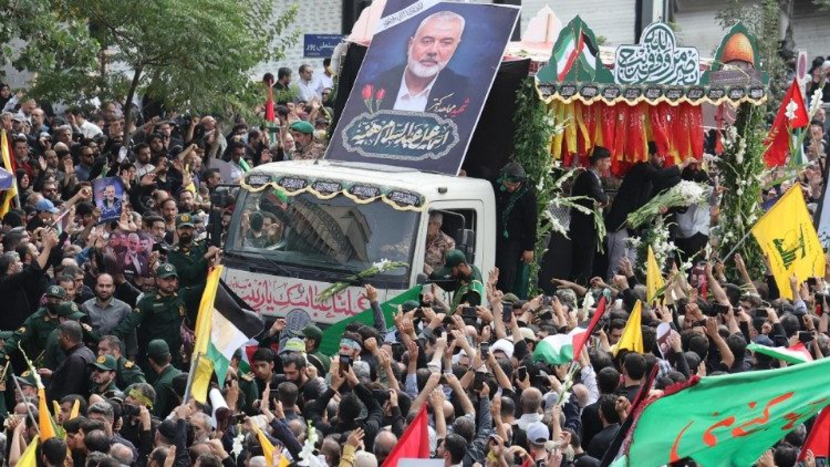 Funerales de Haniyeh en Irán