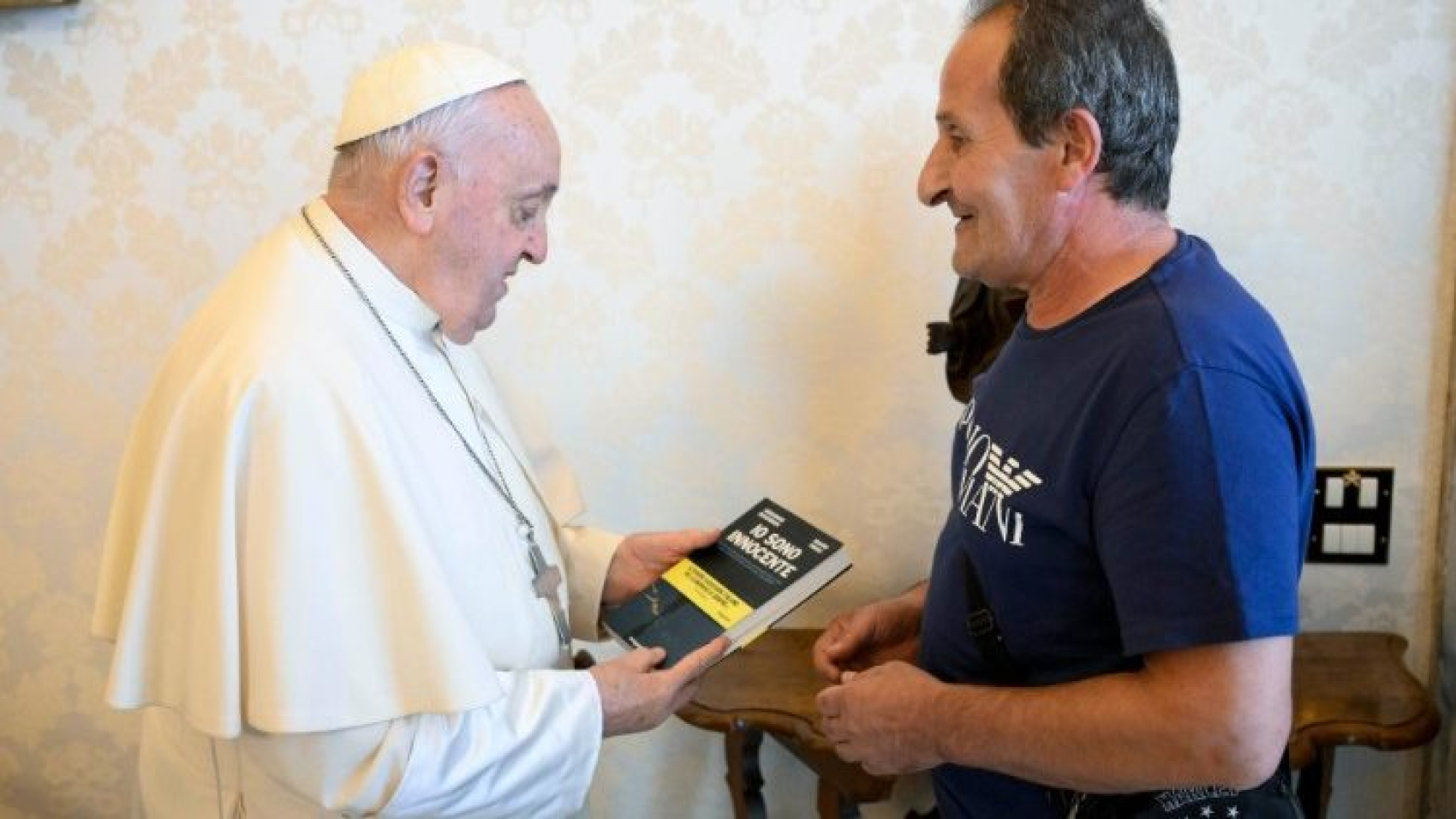El Papa recibe a Zuncheddu, el pastor encarcelado por 33 años y luego absuelto